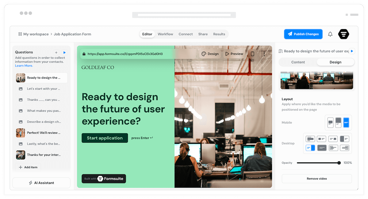 Application Forms <span class='highlight'>Built for Success</span>