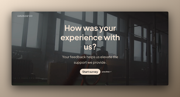 Client Satisfaction Survey