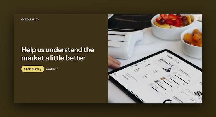 Competitor Research Survey