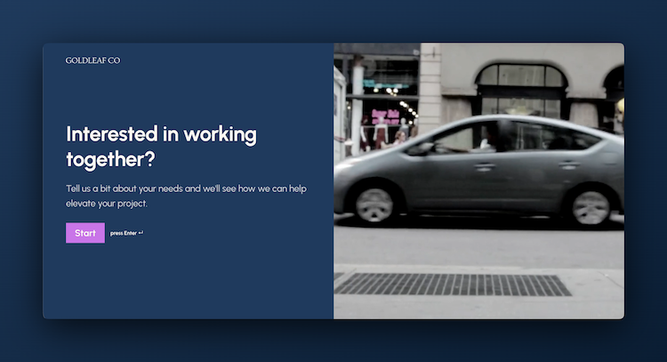 Lead Qualification Form